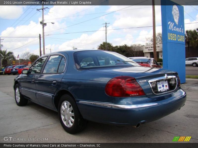 Pearl Blue Metallic / Light Graphite 2001 Lincoln Continental