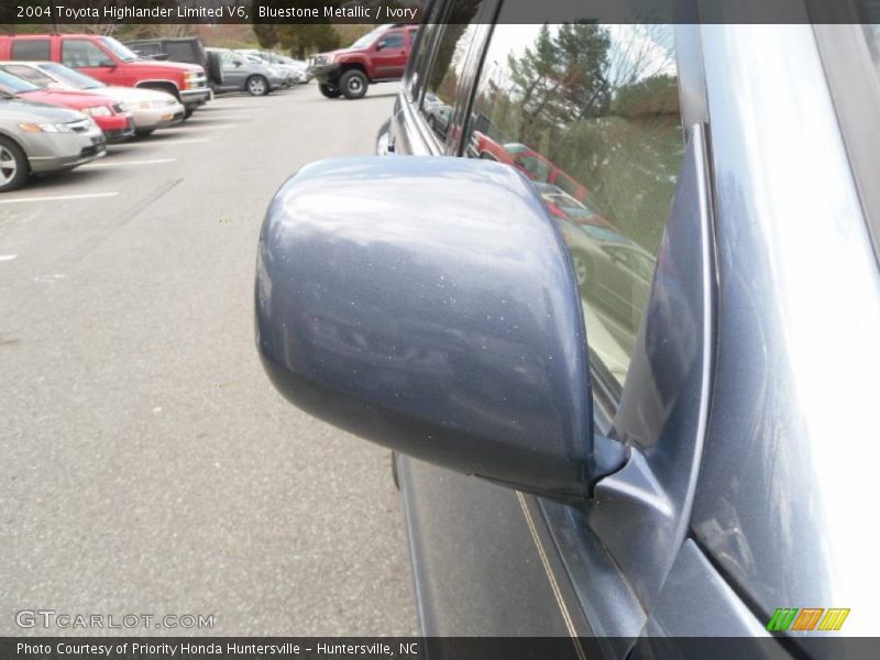 Bluestone Metallic / Ivory 2004 Toyota Highlander Limited V6