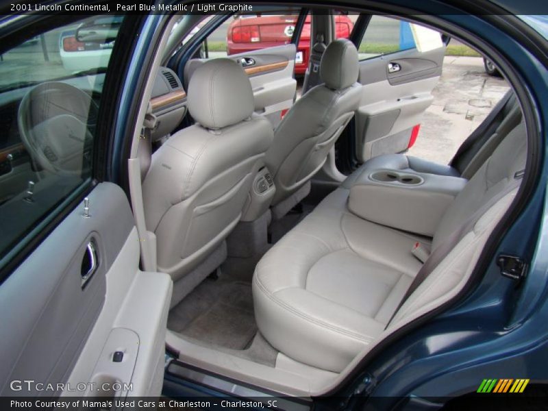 Pearl Blue Metallic / Light Graphite 2001 Lincoln Continental