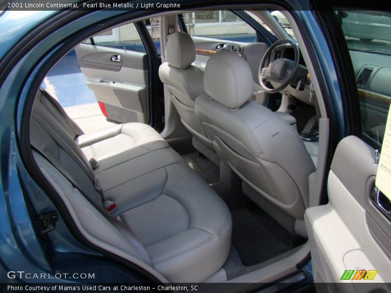 Pearl Blue Metallic / Light Graphite 2001 Lincoln Continental