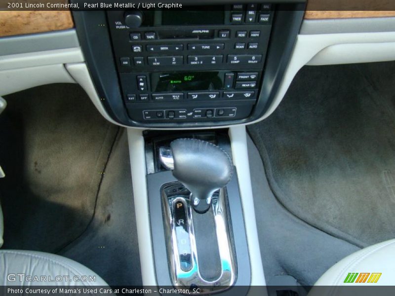 Pearl Blue Metallic / Light Graphite 2001 Lincoln Continental