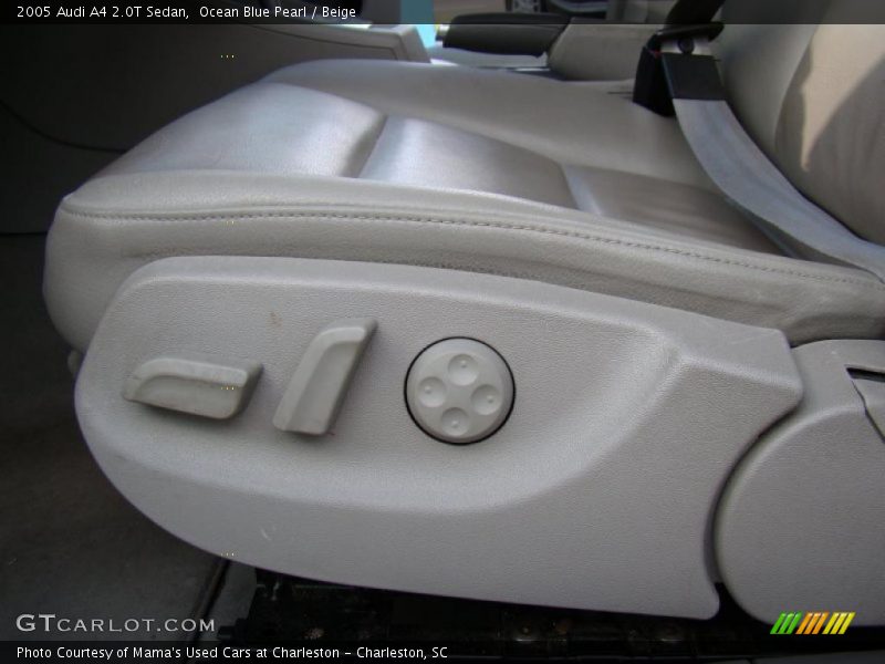 Ocean Blue Pearl / Beige 2005 Audi A4 2.0T Sedan
