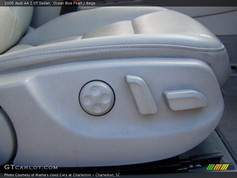 Ocean Blue Pearl / Beige 2005 Audi A4 2.0T Sedan