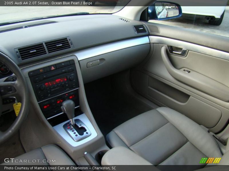 Ocean Blue Pearl / Beige 2005 Audi A4 2.0T Sedan