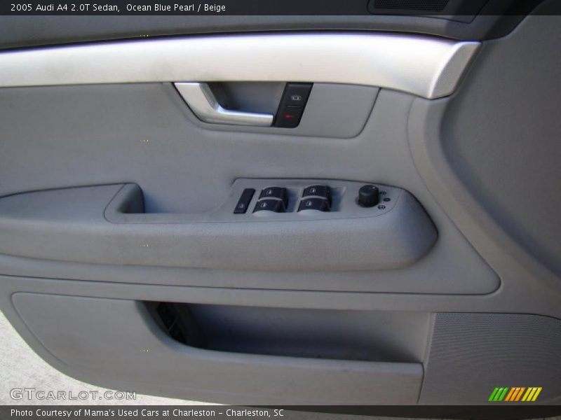Ocean Blue Pearl / Beige 2005 Audi A4 2.0T Sedan