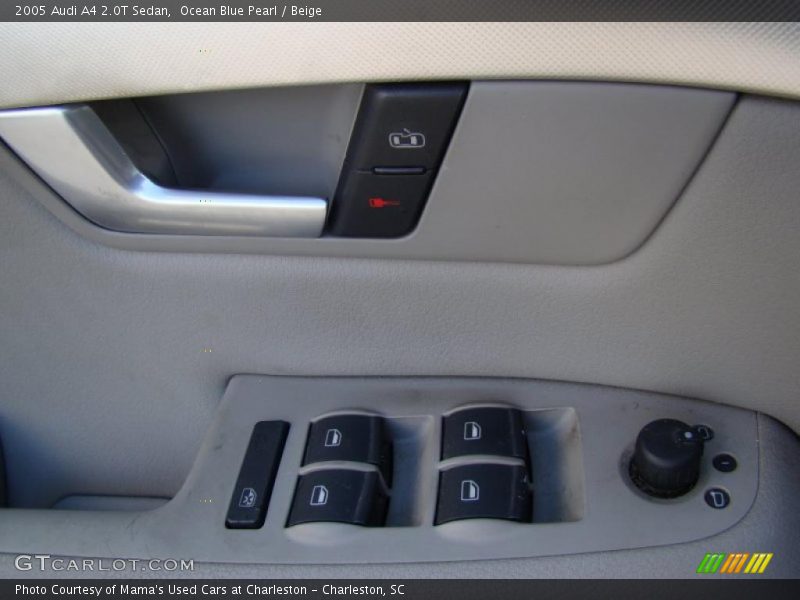 Ocean Blue Pearl / Beige 2005 Audi A4 2.0T Sedan