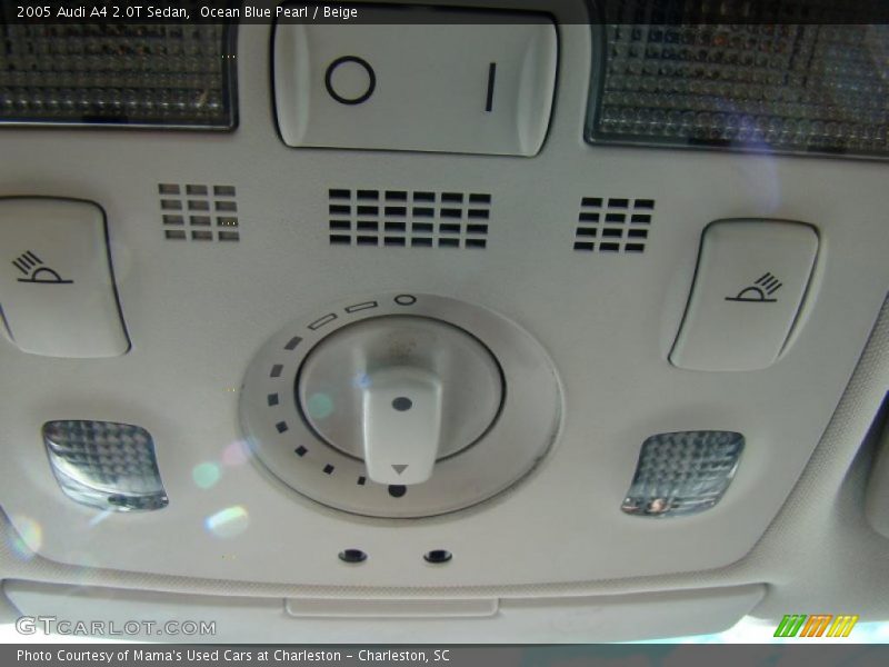 Ocean Blue Pearl / Beige 2005 Audi A4 2.0T Sedan
