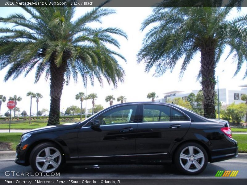 Black / Black 2010 Mercedes-Benz C 300 Sport