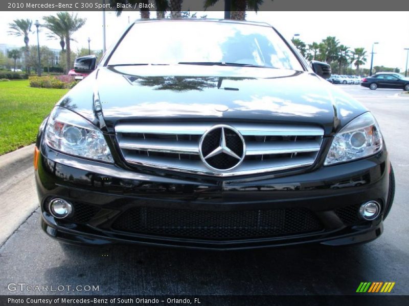 Black / Black 2010 Mercedes-Benz C 300 Sport