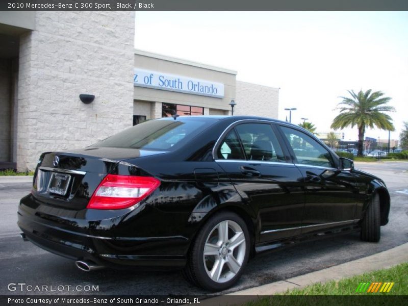 Black / Black 2010 Mercedes-Benz C 300 Sport