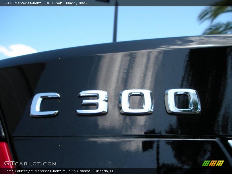 Black / Black 2010 Mercedes-Benz C 300 Sport