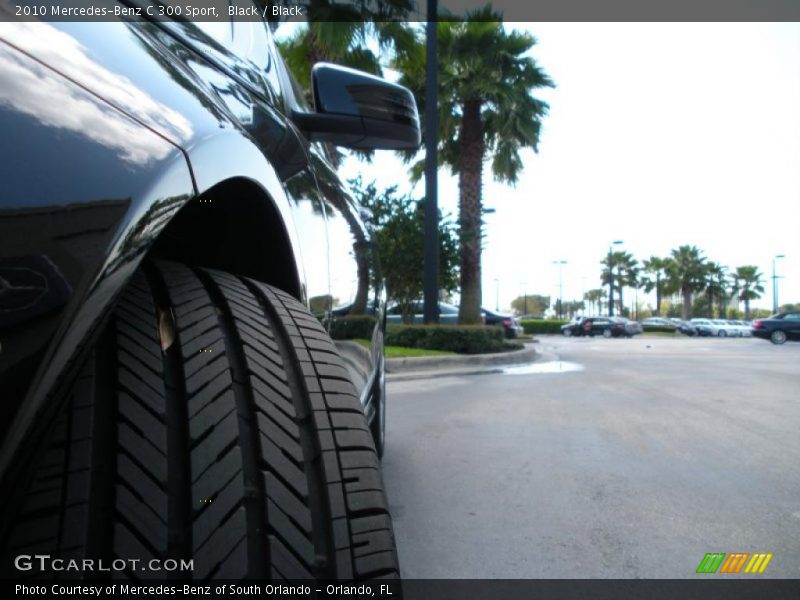 Black / Black 2010 Mercedes-Benz C 300 Sport