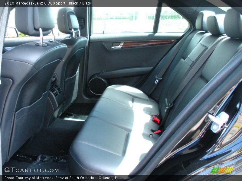 Black / Black 2010 Mercedes-Benz C 300 Sport