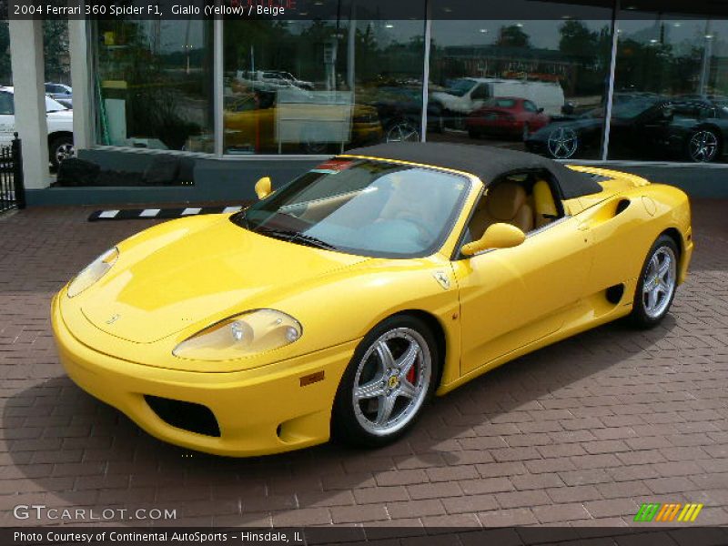 Front 3/4 View of 2004 360 Spider F1