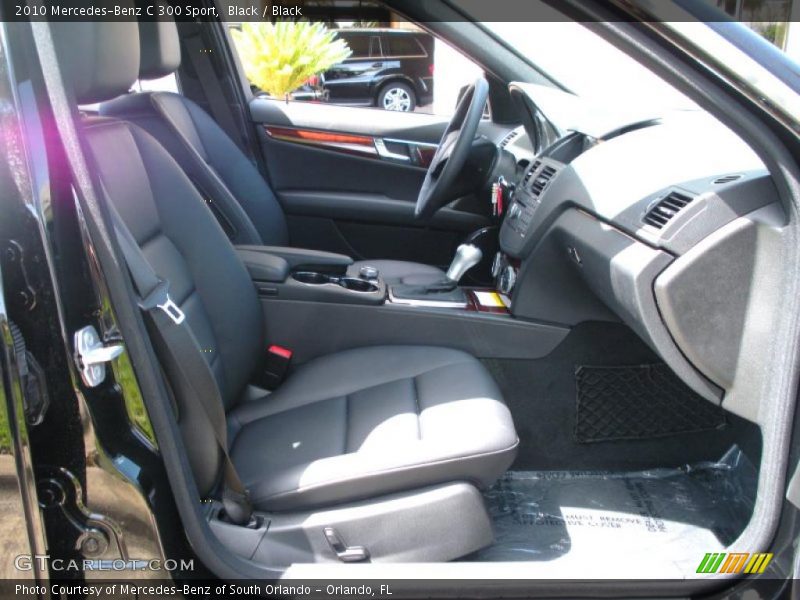 Black / Black 2010 Mercedes-Benz C 300 Sport