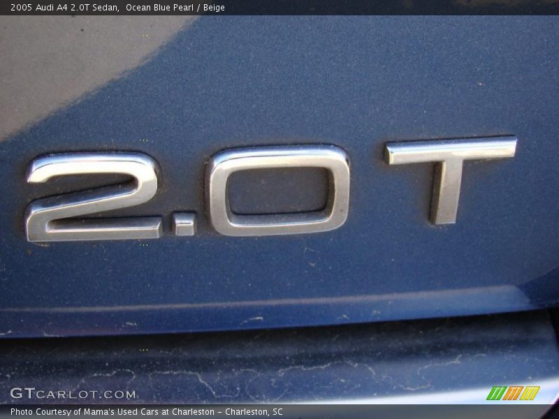 Ocean Blue Pearl / Beige 2005 Audi A4 2.0T Sedan