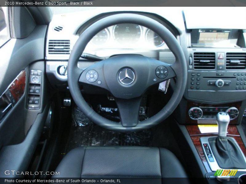 Black / Black 2010 Mercedes-Benz C 300 Sport