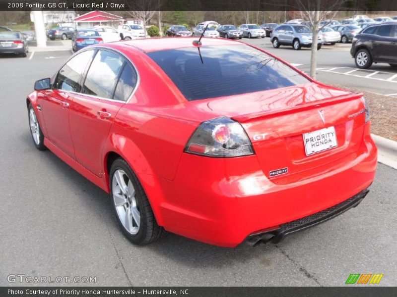 Liquid Red / Onyx 2008 Pontiac G8 GT