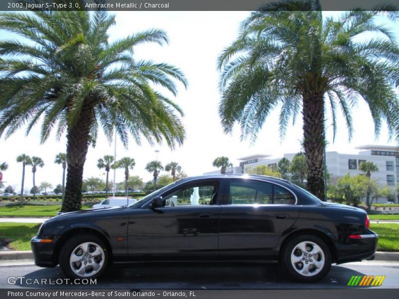 Anthracite Metallic / Charcoal 2002 Jaguar S-Type 3.0