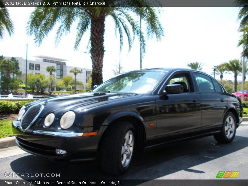 Anthracite Metallic / Charcoal 2002 Jaguar S-Type 3.0