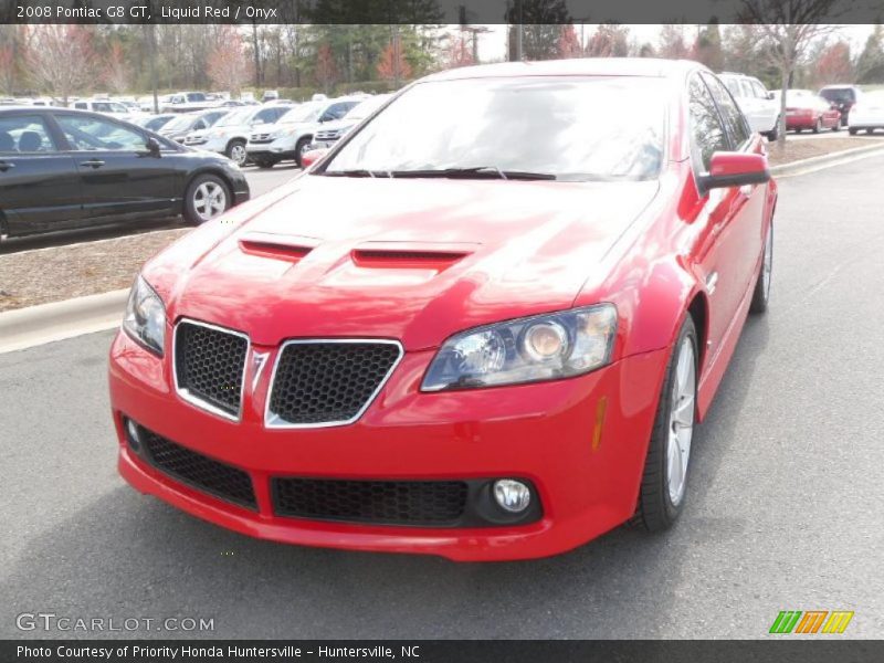 Liquid Red / Onyx 2008 Pontiac G8 GT