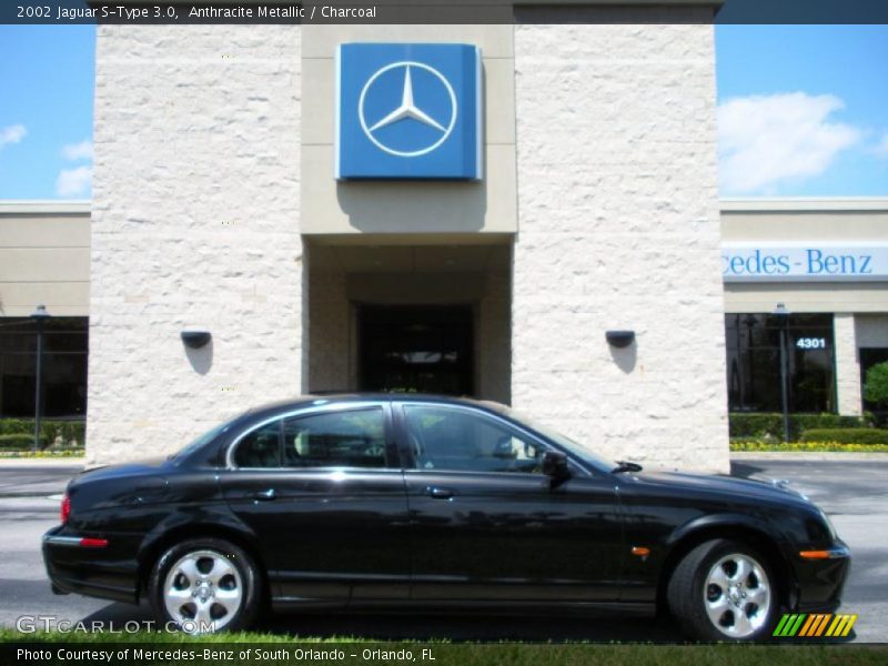 Anthracite Metallic / Charcoal 2002 Jaguar S-Type 3.0