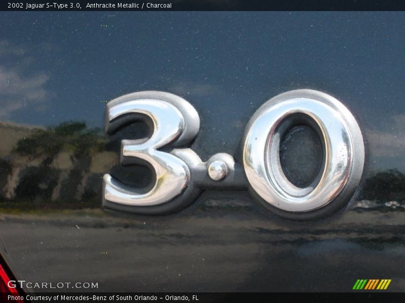 Anthracite Metallic / Charcoal 2002 Jaguar S-Type 3.0