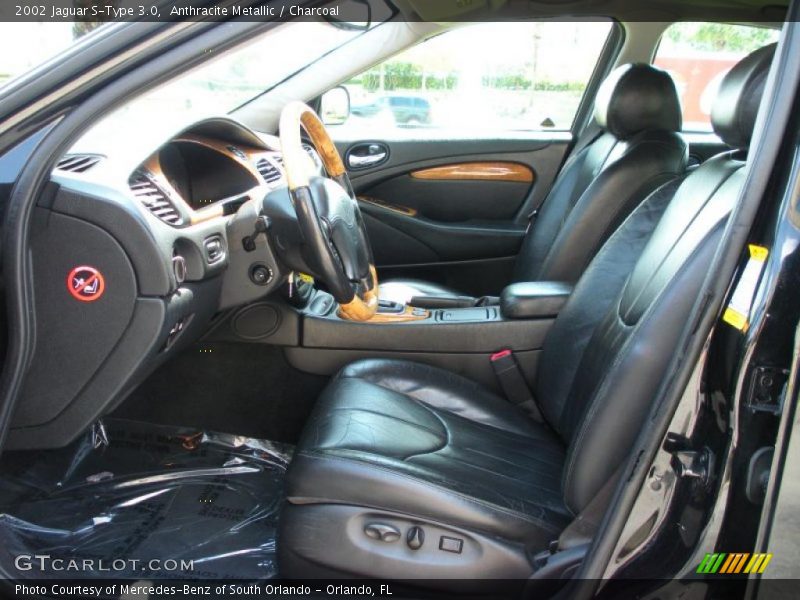 Anthracite Metallic / Charcoal 2002 Jaguar S-Type 3.0