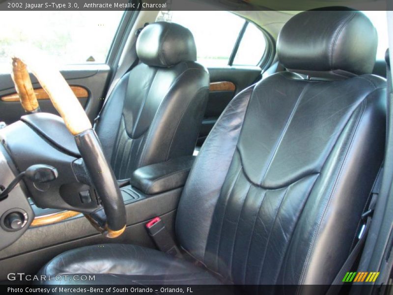 Anthracite Metallic / Charcoal 2002 Jaguar S-Type 3.0