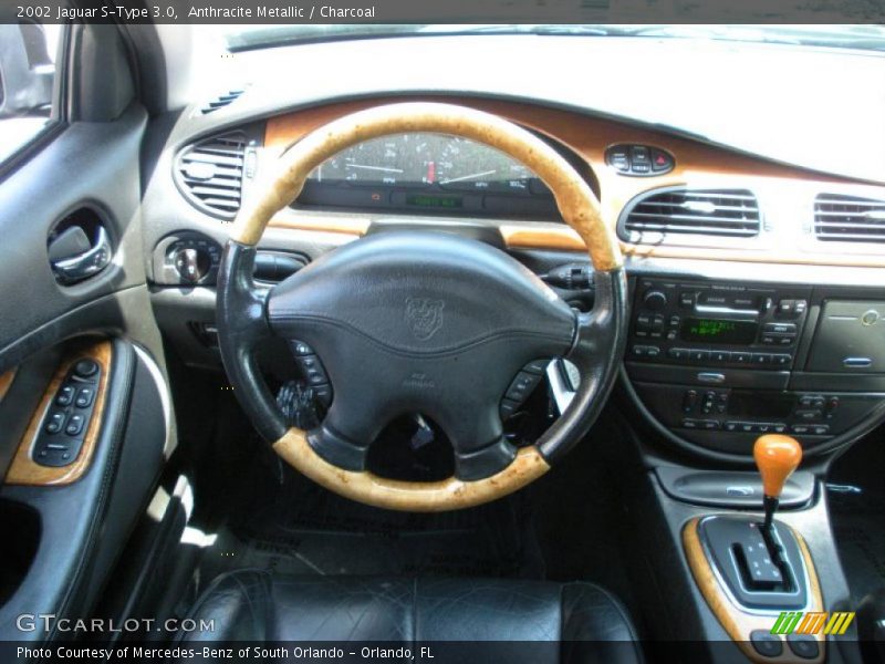 Anthracite Metallic / Charcoal 2002 Jaguar S-Type 3.0