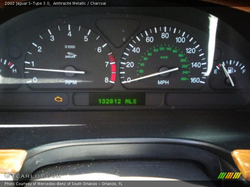 Anthracite Metallic / Charcoal 2002 Jaguar S-Type 3.0