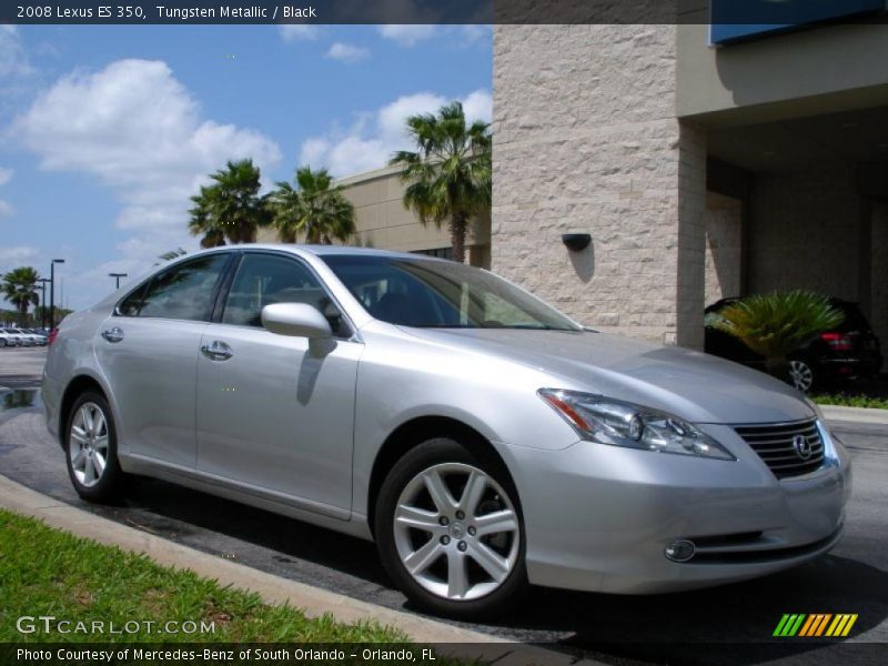 Tungsten Metallic / Black 2008 Lexus ES 350