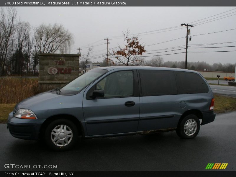 Medium Steel Blue Metallic / Medium Graphite 2000 Ford Windstar LX