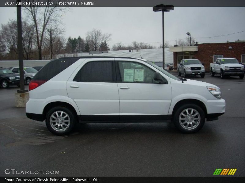 Frost White / Neutral 2007 Buick Rendezvous CX