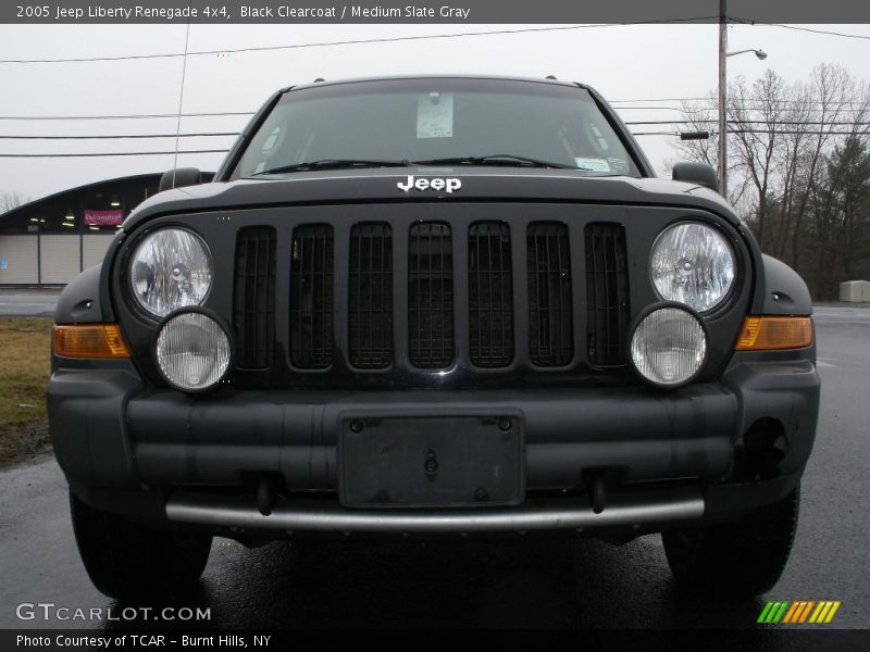 Black Clearcoat / Medium Slate Gray 2005 Jeep Liberty Renegade 4x4