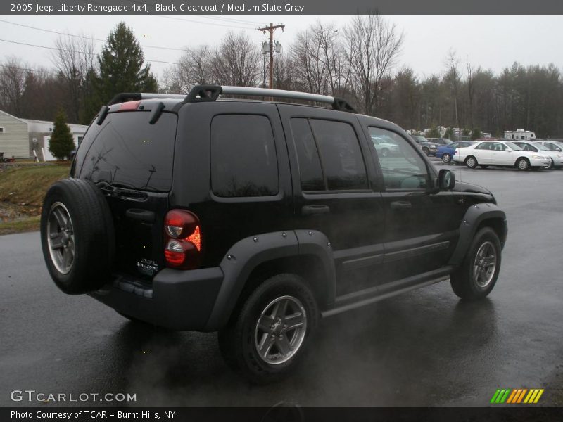 Black Clearcoat / Medium Slate Gray 2005 Jeep Liberty Renegade 4x4