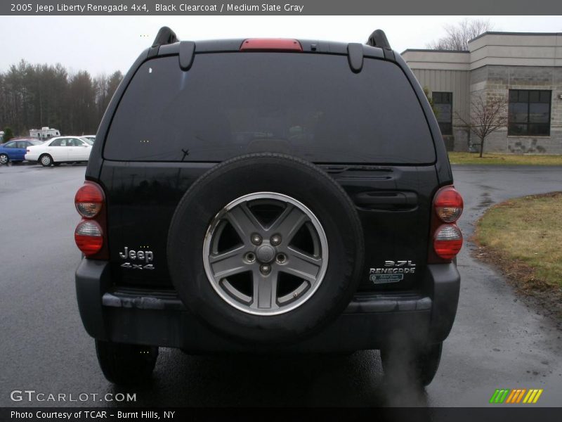 Black Clearcoat / Medium Slate Gray 2005 Jeep Liberty Renegade 4x4