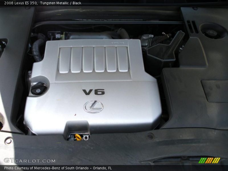 Tungsten Metallic / Black 2008 Lexus ES 350