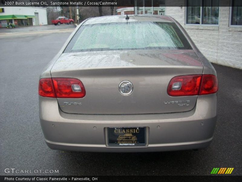 Sandstone Metallic / Cocoa/Cashmere 2007 Buick Lucerne CXL