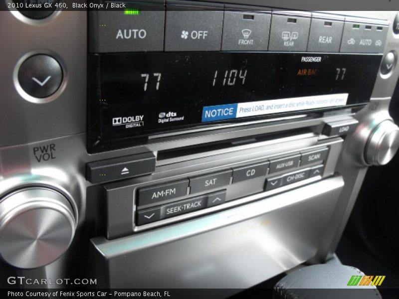 Black Onyx / Black 2010 Lexus GX 460