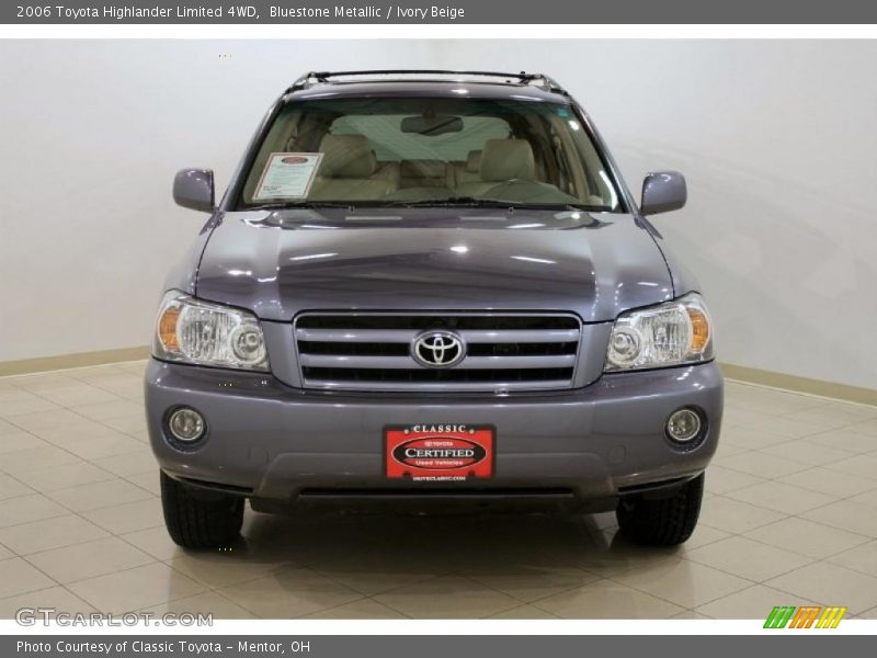 Bluestone Metallic / Ivory Beige 2006 Toyota Highlander Limited 4WD