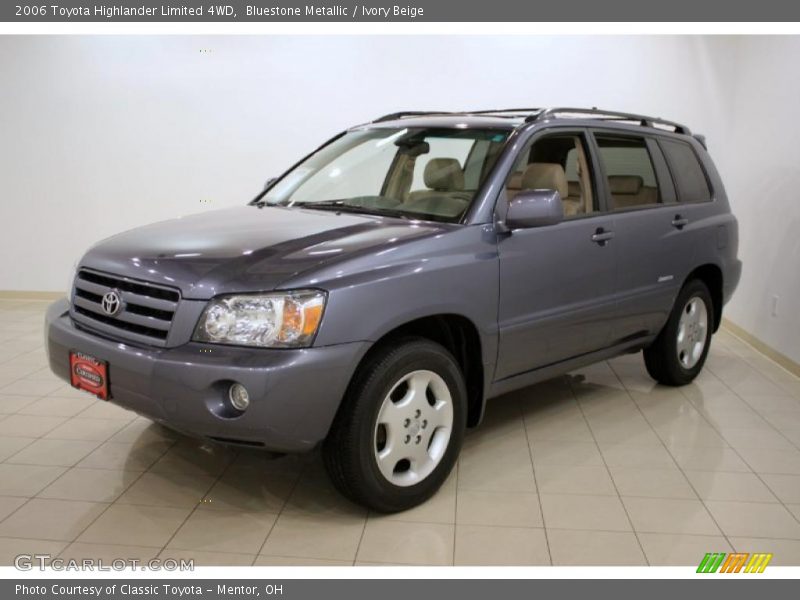 Bluestone Metallic / Ivory Beige 2006 Toyota Highlander Limited 4WD