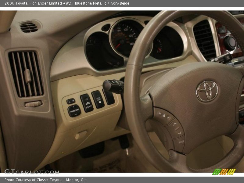 Bluestone Metallic / Ivory Beige 2006 Toyota Highlander Limited 4WD