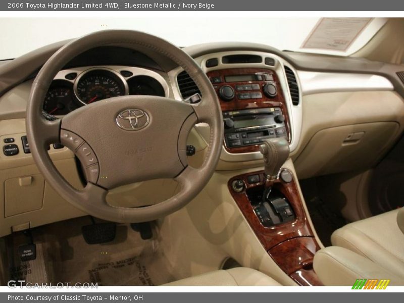 Bluestone Metallic / Ivory Beige 2006 Toyota Highlander Limited 4WD