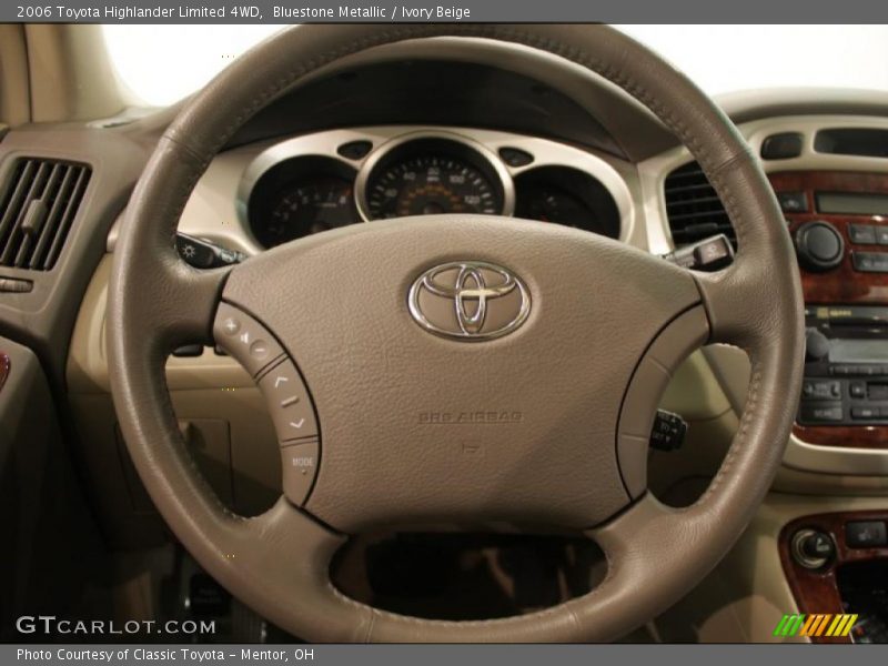 Bluestone Metallic / Ivory Beige 2006 Toyota Highlander Limited 4WD