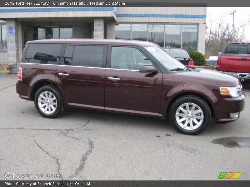 Cinnamon Metallic / Medium Light Stone 2009 Ford Flex SEL AWD