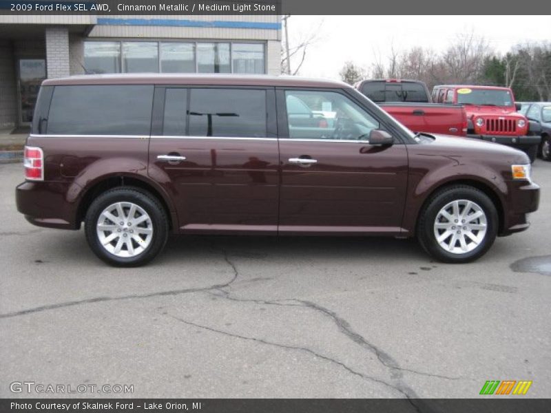 Cinnamon Metallic / Medium Light Stone 2009 Ford Flex SEL AWD