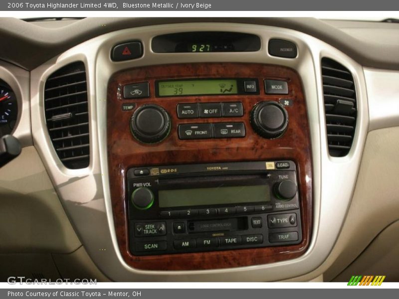Bluestone Metallic / Ivory Beige 2006 Toyota Highlander Limited 4WD