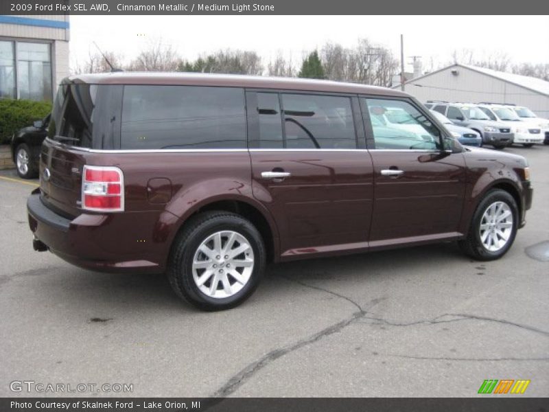 Cinnamon Metallic / Medium Light Stone 2009 Ford Flex SEL AWD