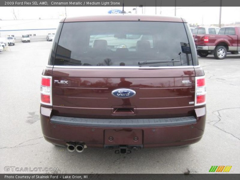 Cinnamon Metallic / Medium Light Stone 2009 Ford Flex SEL AWD